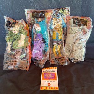 Vintage 1996 Disney Burger King Hunchback of Notre Dame Dolls